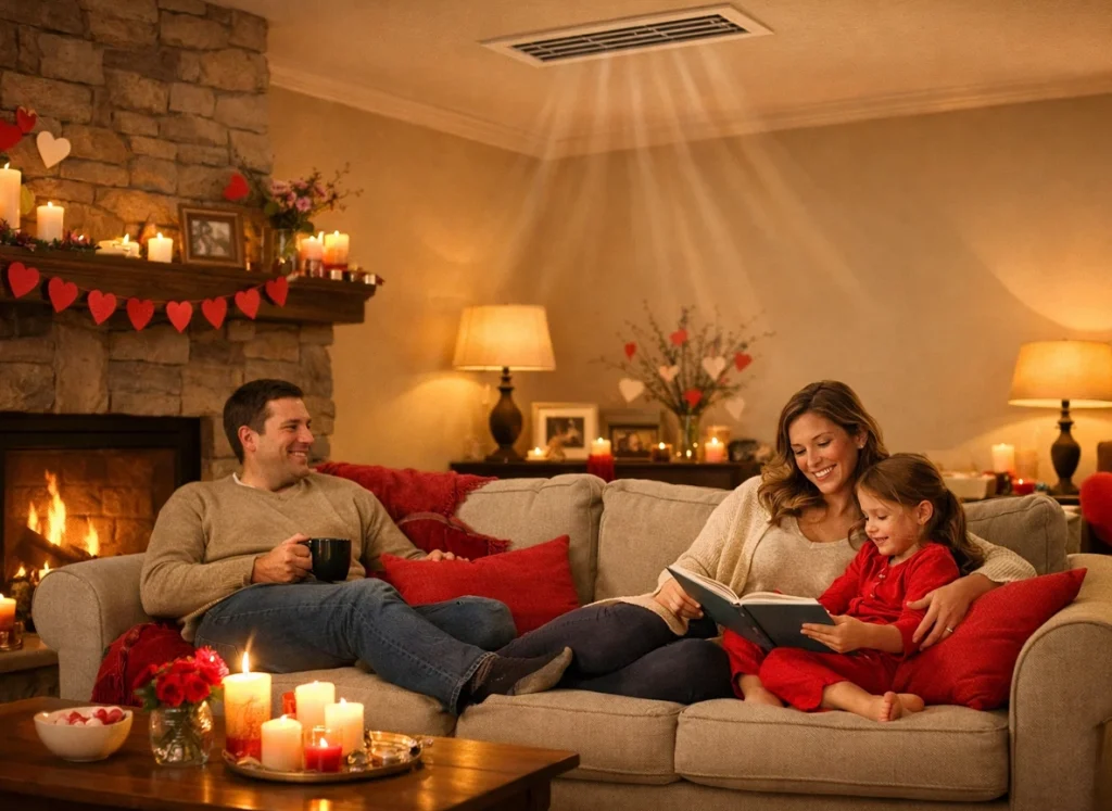 Cozy winter home comfort with reliable heating